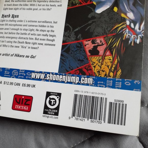 Death Note 3 Paperback Book Manga By Tsugumi Ohba Horror Shonenjump Advanced - Picture 9 of 13